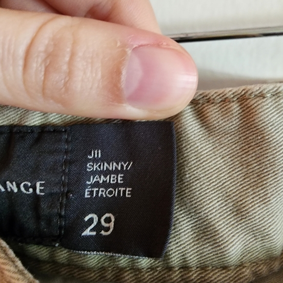 Armani Exchange Slim Cargo Pants in tan - Picture 6 of 9